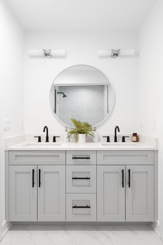 Floating Vanity with LED Lighting