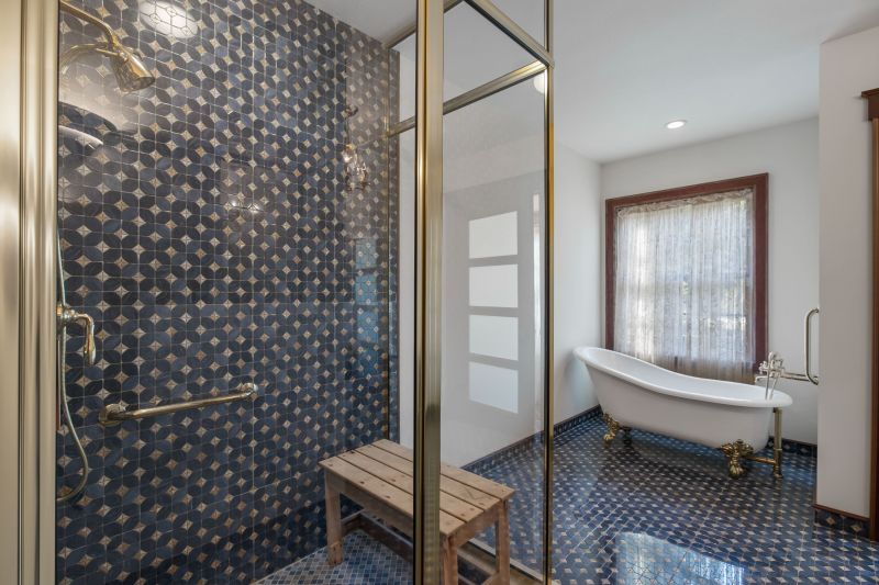 Tile Patterned Shower Wall